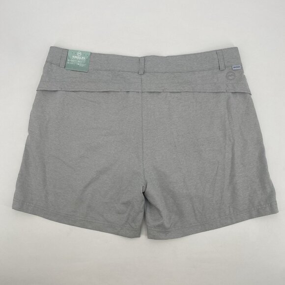 Magellan Women's 1X Monument Heather Hiking Drawstring Falcon Lake 6” Shorts NWT - Picture 11 of 12